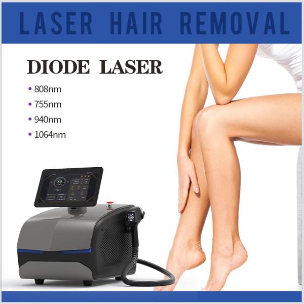 Portable 808nm Diode Laser Hair Removal Machine High Power With Mini Spot Size