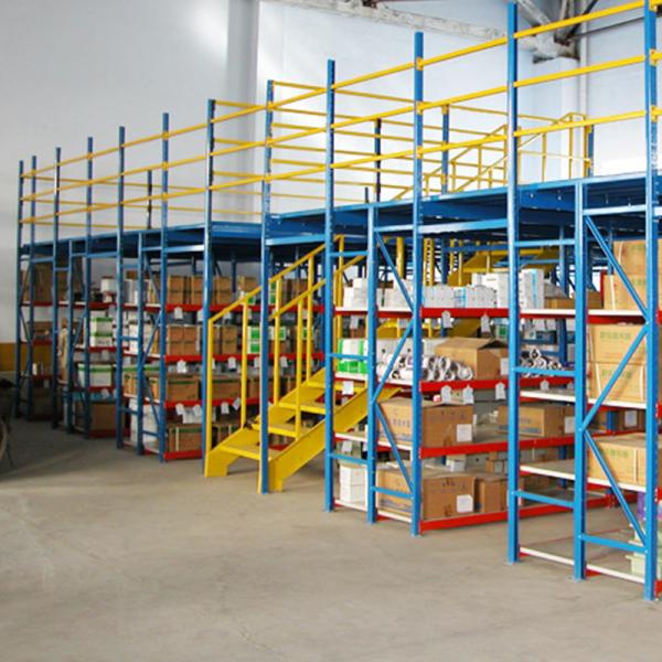 Multi Tier Mezzanine Floor Racking System ODM Metal Mezzanine Systems