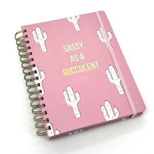 Wholesale Mylar Index Tabs Spiral Notebook Printing Service With Elastic Band from china suppliers