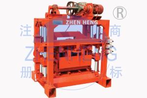 China QT4-25 Semi Automatic Hollow Block Machine, Steel Pallets Cement Block Maker Machine on sale