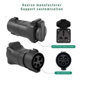 16A 250V Type 1 EV Charger Plug AC Charging Station Conversion Plug For EV RV