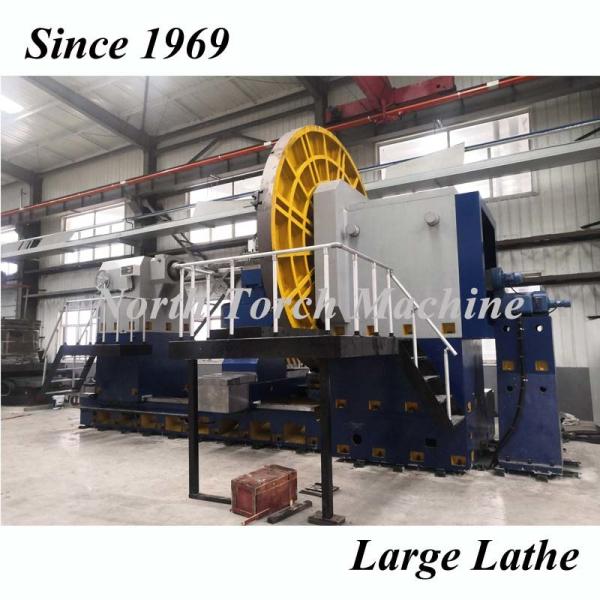 Quality Metal Vertical Lathe Machine , Industrial Metal Turning Lathe Double Columns for sale
