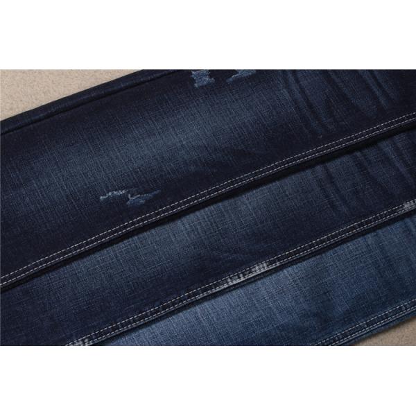 10.5 Oz TR Dark Blue Denim Fabric Crosshatch Fabric Material Denim Lycra Fabric