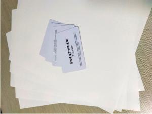 China White Plastic PETG Card Core Sheet For PETG Smart Card Body Production on sale