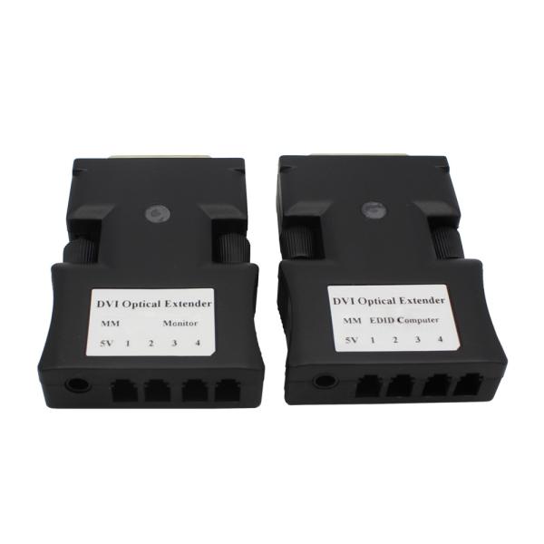 DVI optical Extender with 4xLC 500M 1080P/60Hz for video conference LED Display