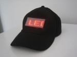 Scrolling LED text message display cap 6 color light