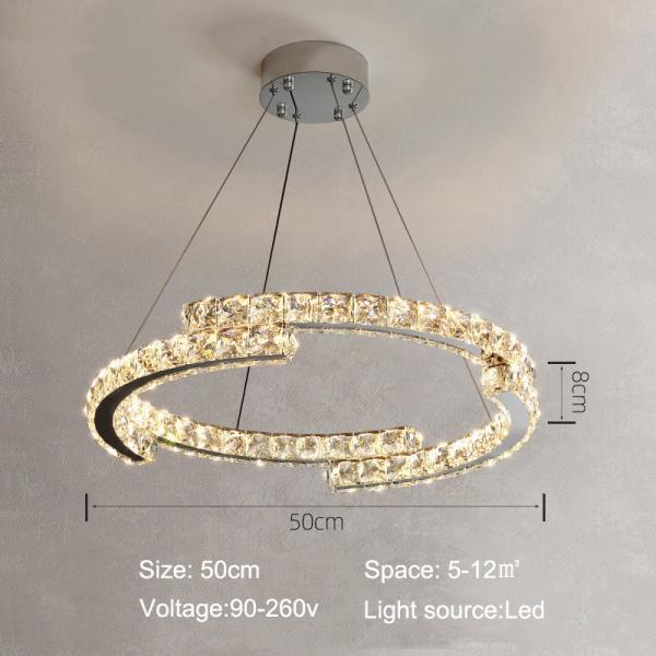 Luxury Crystal Ceiling Lamp Suitable for Living Room Bar Bedroom Ceiling Lamp(WH-CA-102)