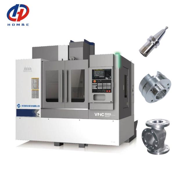 Quality 3 Axis Vertical Machining Center Aluminum Machining VMC850Q 4 Axis CNC Milling Machine Fanuc CNC VMC for sale