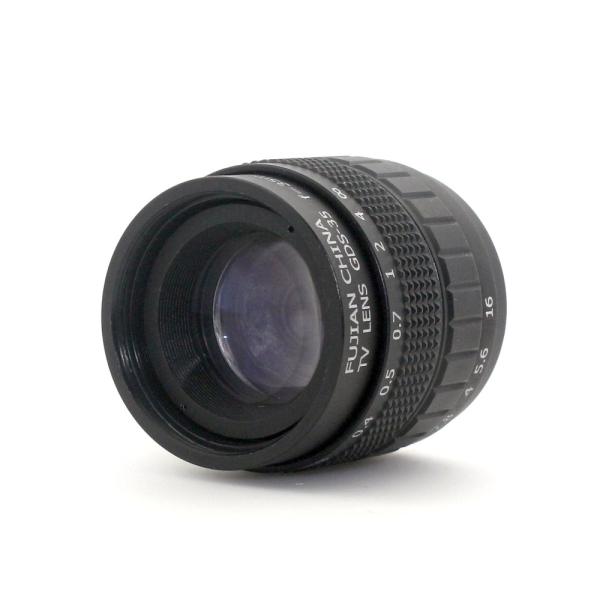 Television TV Lens for C Mount Camera 35mm F1.7 in Black Professional 35mm f/1.7 CCTV Lens C Mount CCTV Lens features alloy casing with quality lens