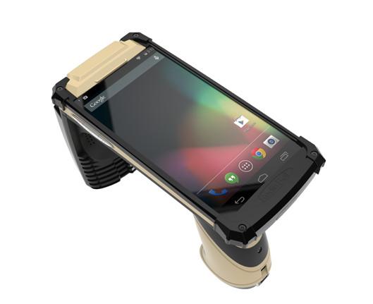 Quality IP65 Protection UHF RFID Smart Reader With Charger Android 7.0 Long Range for sale