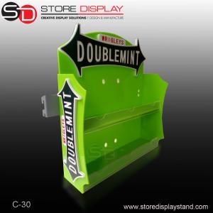 Wholesale Colorful two tiers acrylic counter top display/table display for show chewing from china suppliers