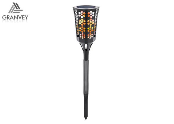 Quality Outdoor Path Torch Solar LED Garden Lights SMD2835 120° Sensor Range With Dancing Flames for sale
