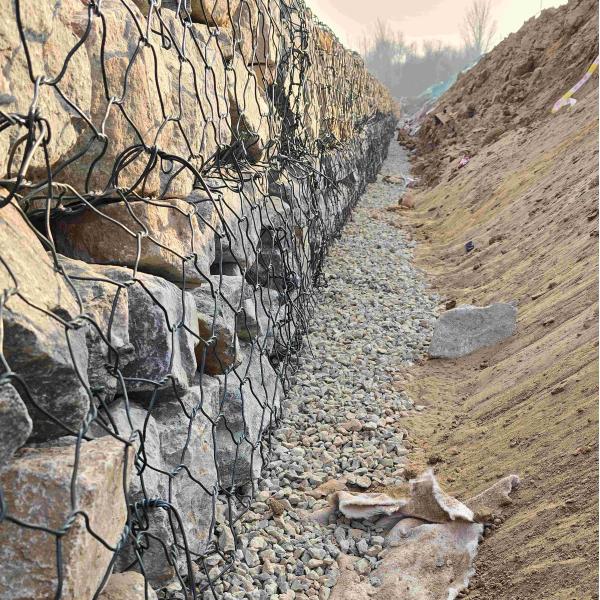 80x100 Aperture Gabion Cages - Eco-Friendly Recyclable Hexagonal Mesh