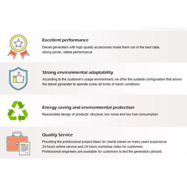 OEM Heavy Duty Cummins 200kw Diesel Generator For Construction Site