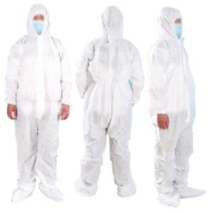 China Medical Isolation Disposable Protective Clothing Plastic Suits For Protection on sale