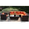 Buy cheap outdoor sofa furniture rattan modular sofa --9035 from wholesalers