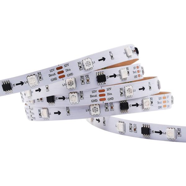 Individually Addressable RGB Waterproof LED Strip Light DC12V 24V