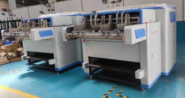 8 Slots Rigid Box Grooving Machine With Speed 35 meters Per Minute For Sheet