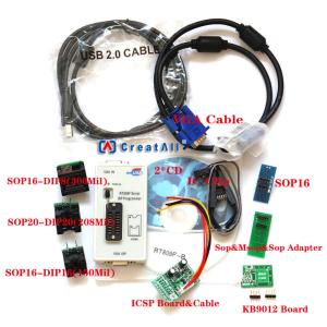Wholesale RT809F Programmer Motherboard Ic Chip 7 Adapters SOP16 SOP20 from china suppliers
