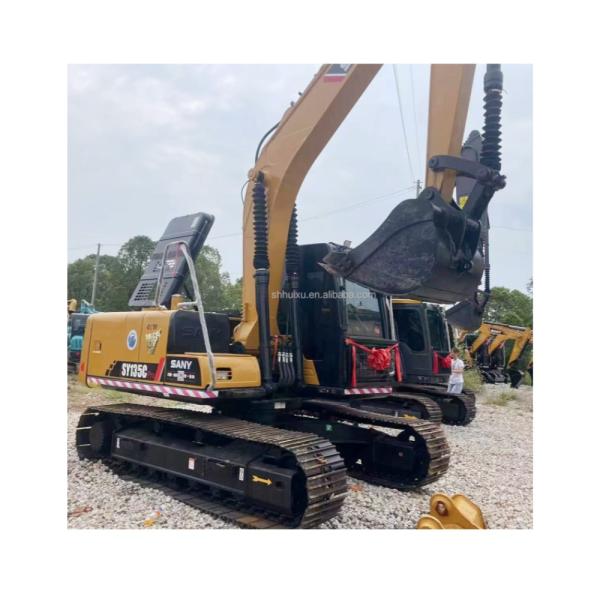 China Made Excavator Used Sany Excavator 135 Yellow 0.7m3 Bucket Capacity 13 Ton