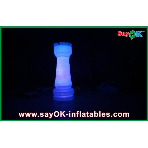 DIa 2m Inflatable Pillar Lighting Decoration With 16 Different Colors