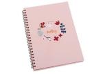 Spiral notebook with dividers, spiral notebook with custom printing,spiral
