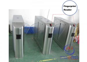 China CE certificate bidirectional full automatic stainless steel fingerprint access control turnstile on sale