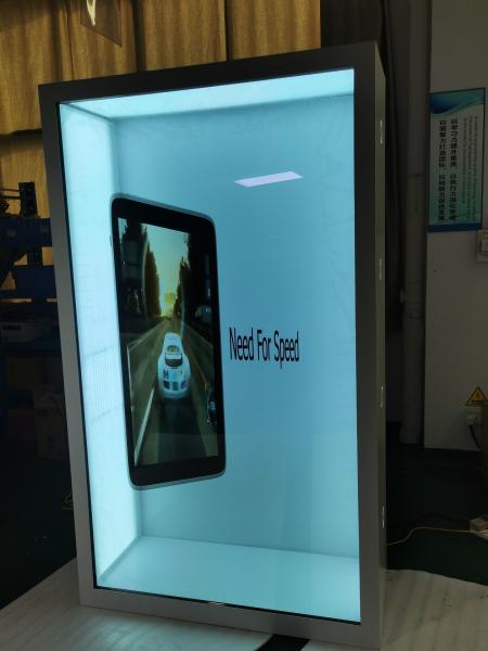 Quality Indoor 3840x2160 85in Transparent LCD Display IR Touch FCC for sale