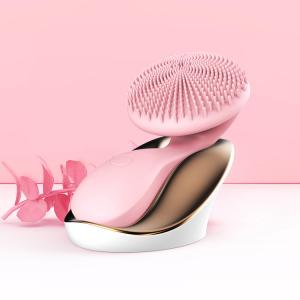 Wholesale Portable ultrasonic mini Deep Electric Silicone Facial Cleansing Brush from china suppliers
