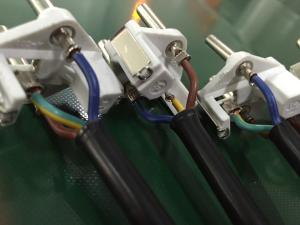 Wholesale 3 Pin Power Cord Making Machine Electrical Plug Auto Cable Crimping Machine from china suppliers