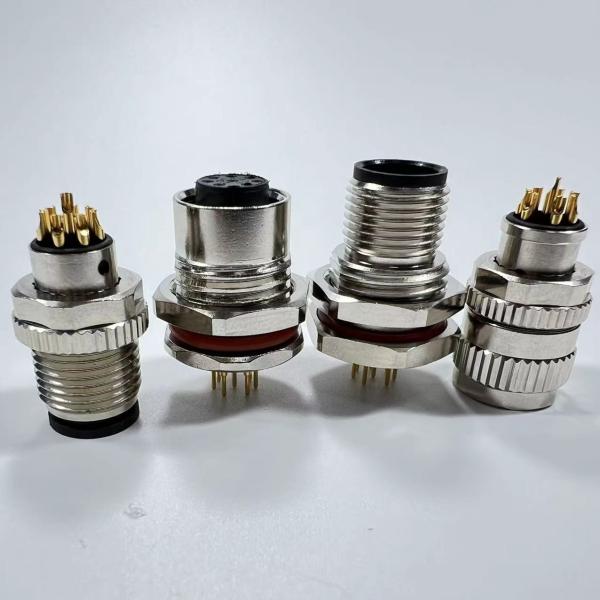 Circular Shielding Industrial M5 M23 17 Pin Female Connector Waterproof