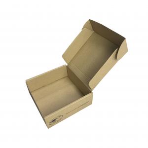 China Customs Corrugated Kraft Paper Box ,  Folding T Shirt Packaging Box on sale