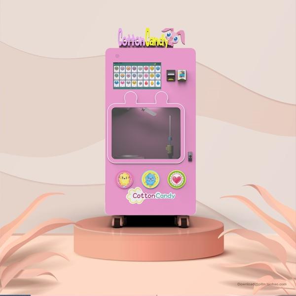 Quality 36 Fancy robot cotton candy vending machine 220V Remote Control for sale
