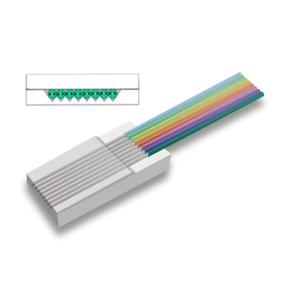 Fiber Array for PLC Splitter and WDM Applications with High Cost-Effectiveness