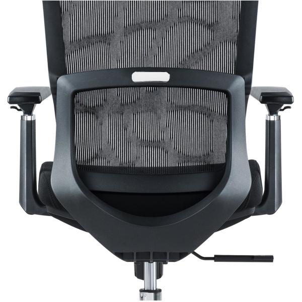Ergonomic High Back Full Mesh Chair With Adjustable Headrest Armres Waist Pillow
