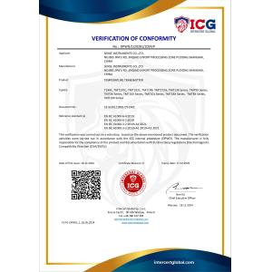 SENSE Instruments Co., Ltd. Certifications