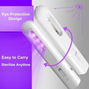 China 265nm 275nm Uv Sterilizer Germicidal Lamp Fireproof ABS Rechargeable Battery on sale