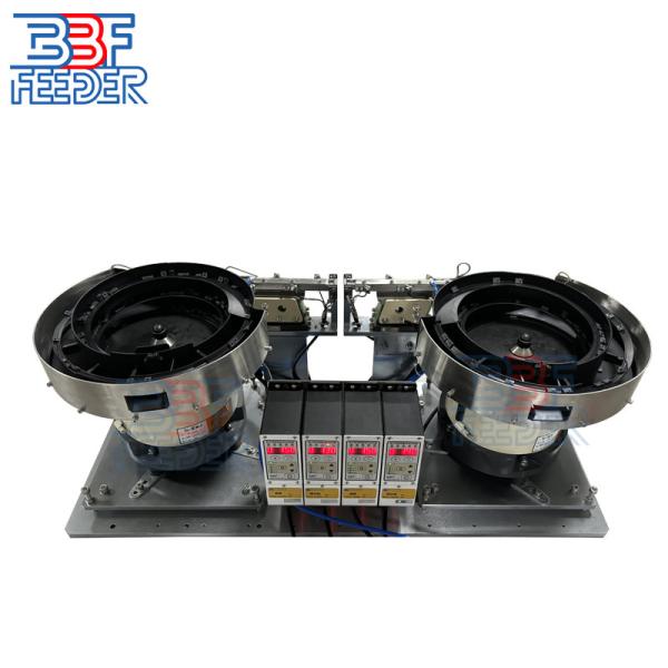 Quality Double Vibratory Parts Feeder Small Plastic Parts Vibratory Feeding Systems for sale