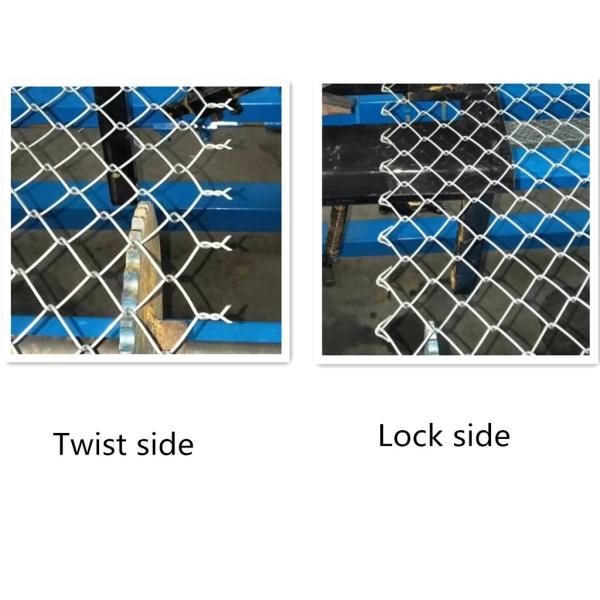 Manual Operated Semi Automatic Chain Link Fence Making Machine