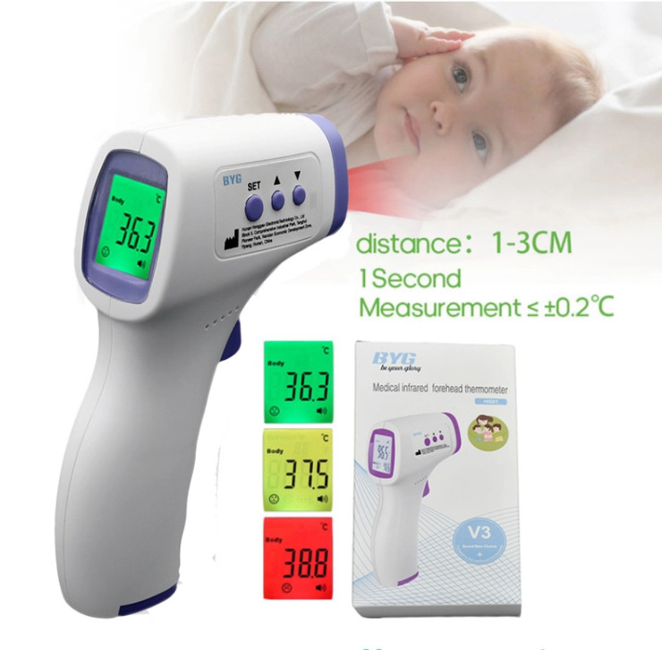 Non contact laser Infrared thermometer Body Temperature measure Instrument