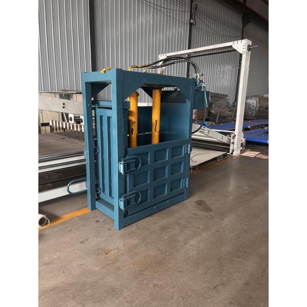 Double Cylinder Waste Paper Baler Packer Wrapping Machine For Compression And Packaging