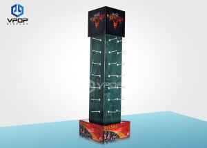 China Customized Size Cardboard POS Displays , Packaged Products Cardboard Hook Display Stands on sale