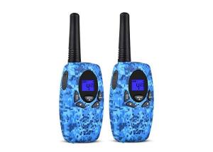 Camouflage Mini Handheld Walkie Talkies Built In Microphone For Outdoor