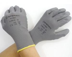 Wholesale 13G Knitted Polyester Liner PU Coated Glove/PU Working Gloves/PU flex glove from china suppliers