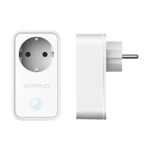 Wholesale Smart Wireless EU Smart Plug 30 Meters Indoor Radio Range 2.4G Wifi Radio Protocol from china suppliers