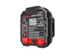 Electrical US Plug Plug Socket Tester Compact Size With LCD Voltage Display