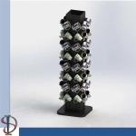 MUGS RED KIOSK / Metal hooks display stand / Mult-hooks display rack / POP