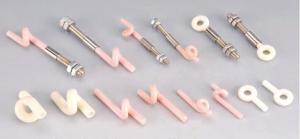 China Pink Coil Winding Machine Parts Ceramic Yarn Guides For Texitile Machine on sale