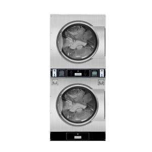 Wholesale Powerful 380/3/50 V/p/Hz Fully Automatic Coin Operated Stack Washer Dryer Sets 340kg from china suppliers