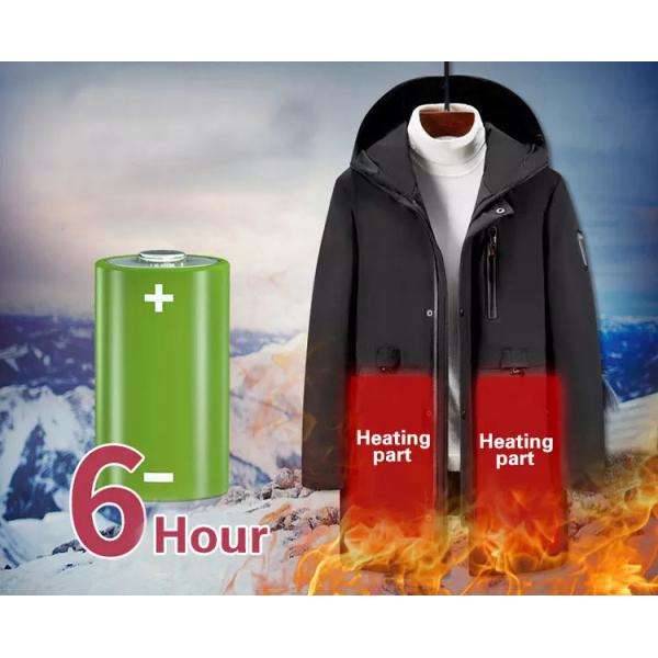 Zipper Closure Type Electric Heated Vest Jacket Liner Waterproof OEM for Motorcycle